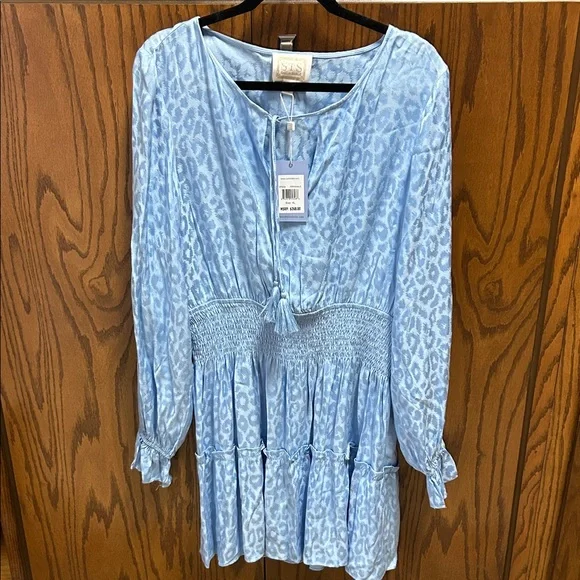 Sail to Sable Blue Long Sleeve Dress. NEW with tags.  Size XL - Picture 6 of 17